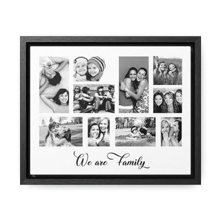 Buy black Personalized Canvas, Photo collage, Horizontal Framed Premium Gallery Wrap Canvas. personalized gift, home gifts, home decor, wall decor