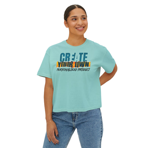 CREATE WITH MELANIE ROSE Women's Boxy Tee