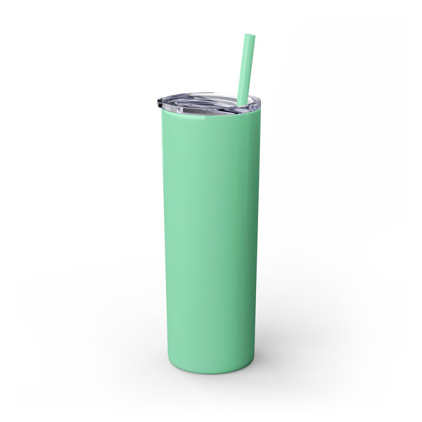 DESIGN YOUR OWN Skinny Tumbler with Straw, 20oz, drinkware, custom cup, home gifts
