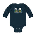 CREATE WITH MELANIE ROSE Infant Long Sleeve Bodysuit, custom onesie, personalized onesie
