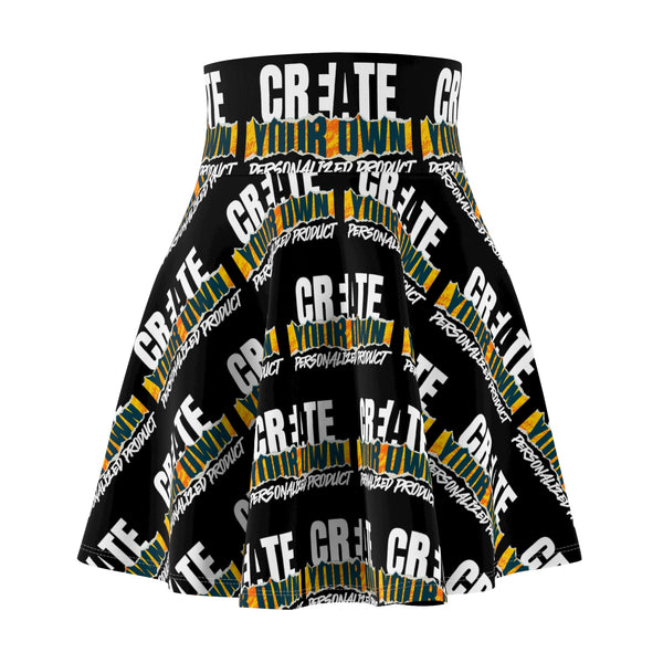 CREATE WITH MELANIE ROSE Women's Skater Skirt (AOP), custom color, custom skirt, personalized skirt