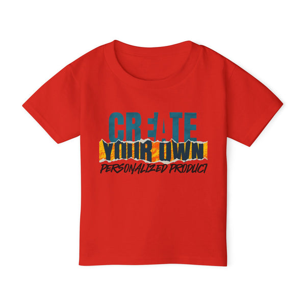 CREATE WITH MELANIE ROSE Heavy Cotton™ Toddler T-shirt, custom toddler shirt, personalized shirt, personalized toddler tee