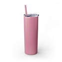 DESIGN YOUR OWN Skinny Tumbler with Straw, 20oz, drinkware, custom cup, home gifts