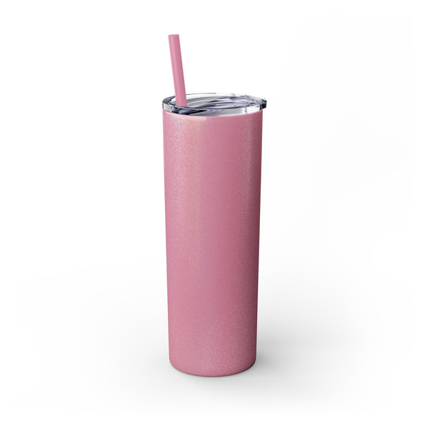 DESIGN YOUR OWN Skinny Tumbler with Straw, 20oz, drinkware, custom cup, home gifts