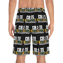 CREATE WITH MELANIE ROSE Men's Board Shorts (AOP), Custom shorts, personalized shorts, mens shorts