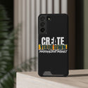 CREATE WITH MELANIE ROSE Phone Case With Card Holder, custom phone case, personalized phone case