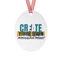 CREATE WITH MELANIE ROSE Metal Ornaments, christmas ornament, holiday ornament, custom ornament, personalized ornament