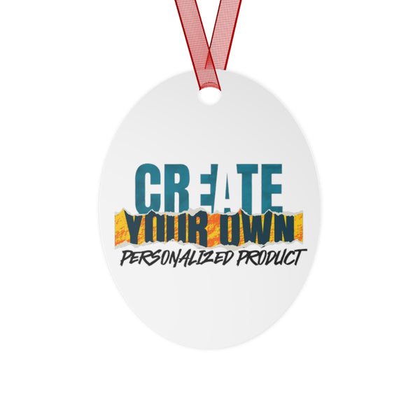 CREATE WITH MELANIE ROSE Metal Ornaments, christmas ornament, holiday ornament, custom ornament, personalized ornament