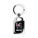 Philadelphia, Philadelphia Rectangle Photo Keyring, custom keychain, keytag, keychain, key accessories