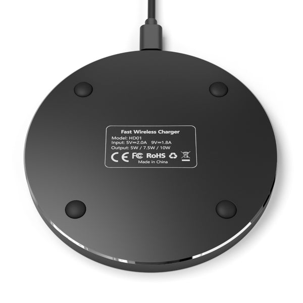 CREATE WITH MELANIE ROSE Wireless Charger, custom charging pad, personalized charger, phone charging pad