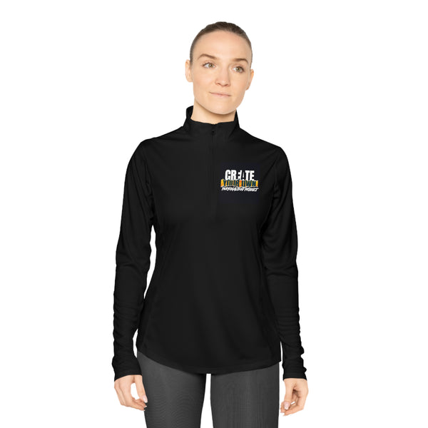 CREATE YOUR OWN Ladies Quarter-Zip Pullover, custom pullover, personalized pullover