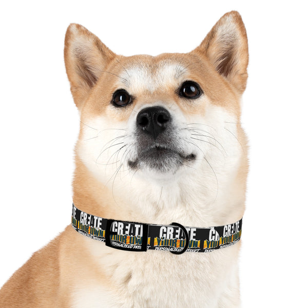CREATE WITH MELANIE ROSE Dog Collar, custom pet collar, personalized pet collar