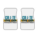CREATE WITH MELANIE ROSE Car Mats (2x Front), custom car mats, custom car rug, personalized car mat