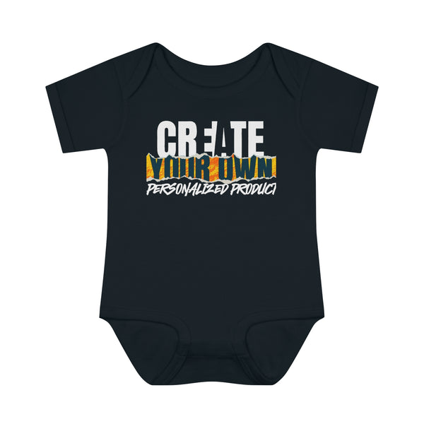 CREATE WITH MELANIE ROSE Infant Baby Rib Bodysuit, custom onesie, personalized onesie, custom baby, personalized baby