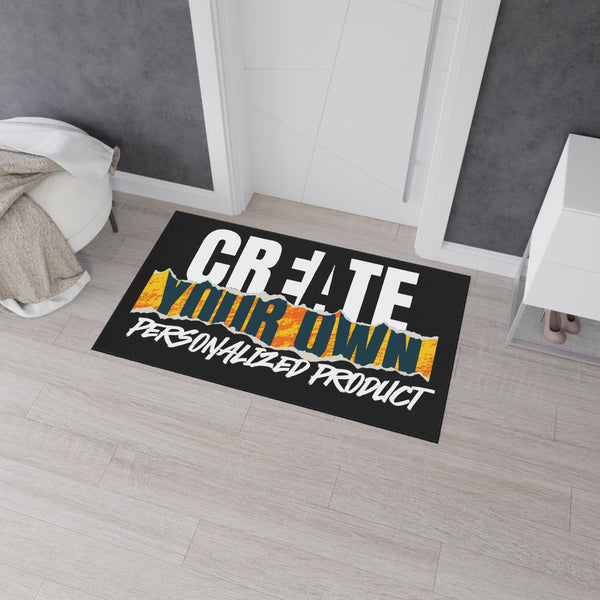 CREATE WITH MELANIE ROSE Heavy Duty Floor Mat, welcome mat, area rug. home decor, personalized gift