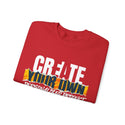 CREATE WITH MELANIE ROSE Unisex Heavy Blend™ Crewneck Sweatshirt, custom sweatshirt, personalized sweatshirt