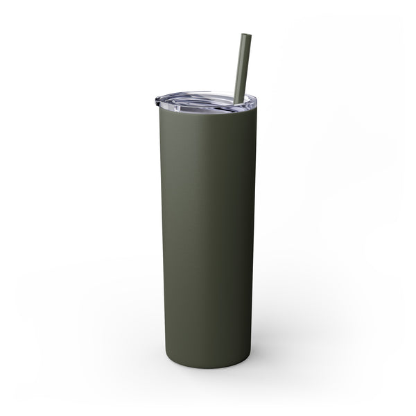 DESIGN YOUR OWN Skinny Tumbler with Straw, 20oz, drinkware, custom cup, home gifts