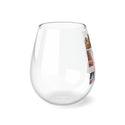 Pregnancy Collage Stemless Wine Glass, 11.75oz, home gifts, wine gift, wine, custom glass, stemless