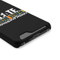 CREATE WITH MELANIE ROSE Phone Case With Card Holder, custom phone case, personalized phone case