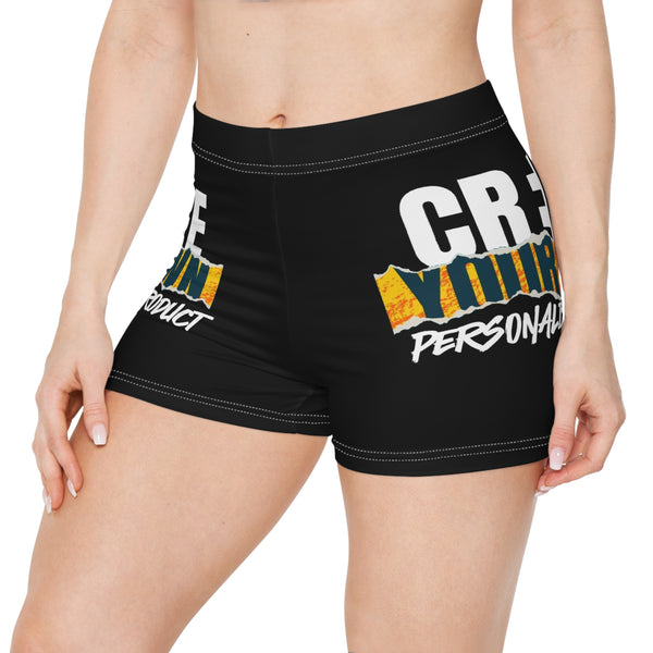 CREATE WITH MELANIE ROSE Women's Shorts (AOP), custom color, custom shorts, personalized shorts