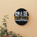 CREATE WITH MELANIE ROSE Acrylic Wall Clock, custom clock, personalized clock, wall art, personalized gift