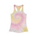 CREATE WITH MELANIE ROSE Tie Dye Racerback Tank Top, custom tank top, personalized tank top