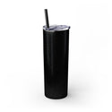 DESIGN YOUR OWN Skinny Tumbler with Straw, 20oz, drinkware, custom cup, home gifts