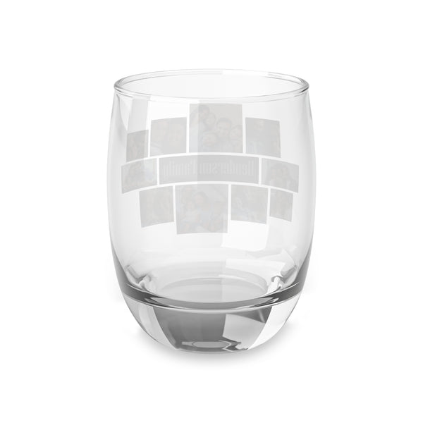 Family Collage Whiskey Glass, bar glass, glass, home gifts, art print, kitchen, custom glass
