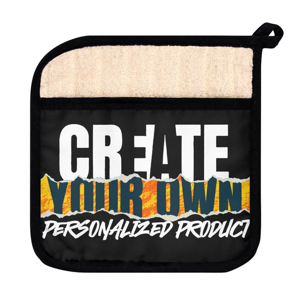 CREATE WITH MELANIE ROSE Pot Holder with Pocket, custom pot holder, oven mitt, personalized pot holder, home decor