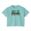 CREATE WITH MELANIE ROSE Women's Boxy Tee