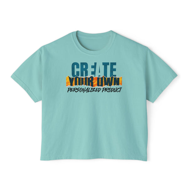 CREATE WITH MELANIE ROSE Women's Boxy Tee