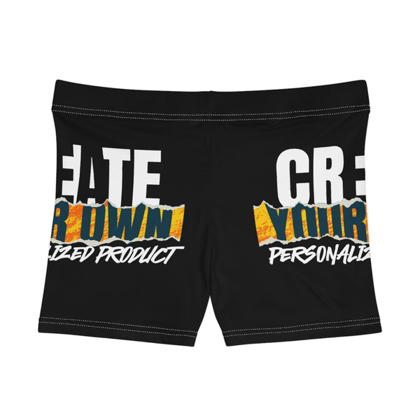 CREATE WITH MELANIE ROSE Women's Shorts (AOP), custom color, custom shorts, personalized shorts