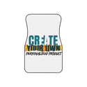 CREATE WITH MELANIE ROSE Car Mats (2x Front), custom car mats, custom car rug, personalized car mat