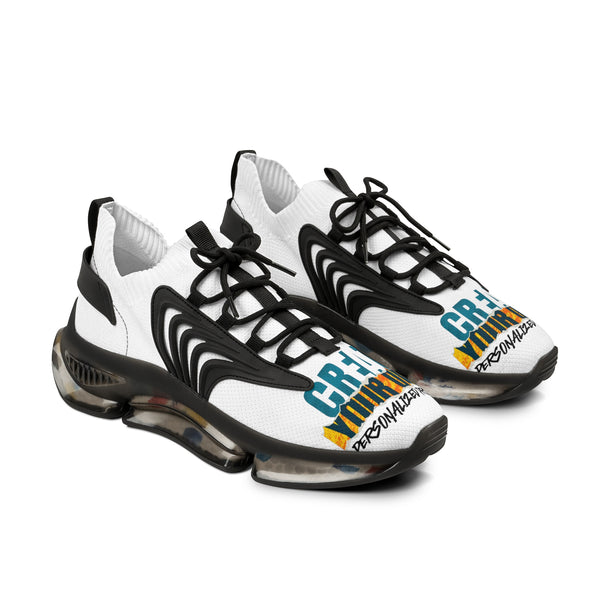 CREATE WITH MELANIE ROSE Men's Mesh Sneakers, custom shoes, personalized shoes., personalized sneakers