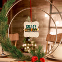 CREATE WITH MELANIE ROSE Aluminum Ornaments (1pc, 5pcs, 10pcs, 20pcs), custom ornament, personalized ornament, holiday