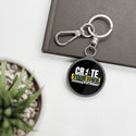CREATE WITH MELANIE ROSE Keyring Tag, custom keyring, custom keychain, personalized keychain, personalized keyring