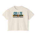CREATE WITH MELANIE ROSE Women's Boxy Tee