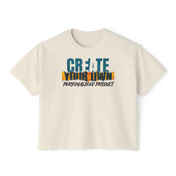CREATE WITH MELANIE ROSE Women's Boxy Tee