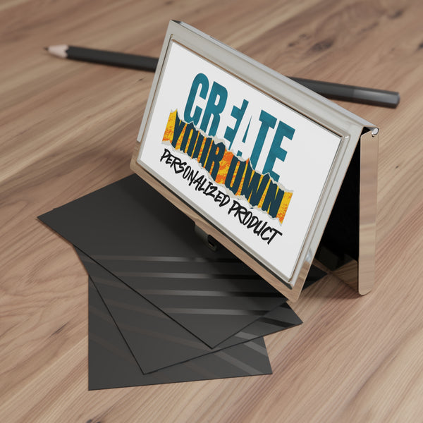 CREATE WITH MELANIE ROSE Business Card Holder, custom business card holder, personalized business card holder