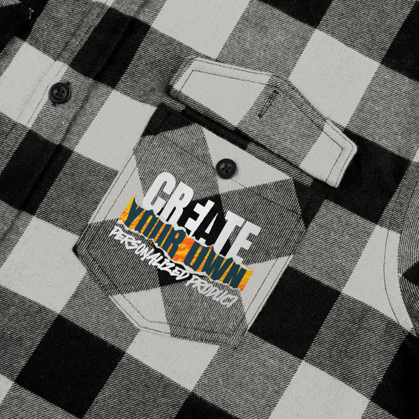 CREATE WITH MELANIE ROSE Unisex Flannel Shirt, custom shirt, personalized shirt