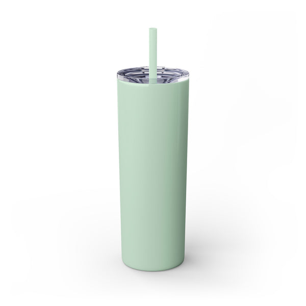 DESIGN YOUR OWN Skinny Tumbler with Straw, 20oz, drinkware, custom cup, home gifts
