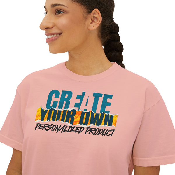 CREATE WITH MELANIE ROSE Women's Boxy Tee