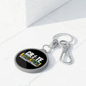 CREATE WITH MELANIE ROSE Keyring Tag, custom keyring, custom keychain, personalized keychain, personalized keyring