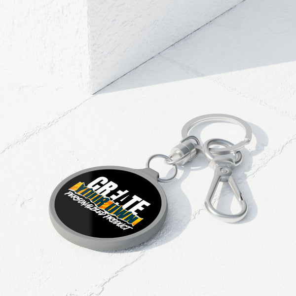 CREATE WITH MELANIE ROSE Keyring Tag, custom keyring, custom keychain, personalized keychain, personalized keyring