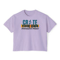 CREATE WITH MELANIE ROSE Women's Boxy Tee
