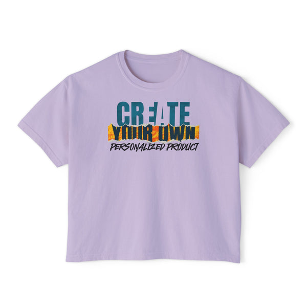 CREATE WITH MELANIE ROSE Women's Boxy Tee
