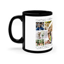 Wedding Collage 11oz Black Mug, coffee mug, ceramic mug, home gifts, art prints