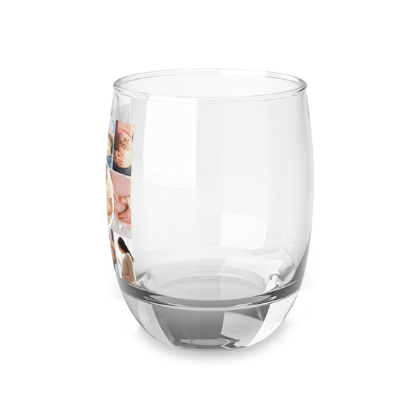 Pregnancy Collage Whiskey Glass, bar glass, glass, home gifts, art print, kitchen, custom glass
