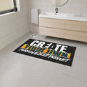 CREATE WITH MELANIE ROSE Heavy Duty Floor Mat, welcome mat, area rug. home decor, personalized gift