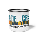 CREATE WITH MELANIE ROSE Enamel Camp Cup, drinkware, camping mug, custom mug, home gifts
